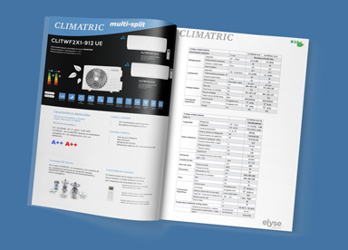 Mock up Ficha técnica aire acondicionado Multi-Split